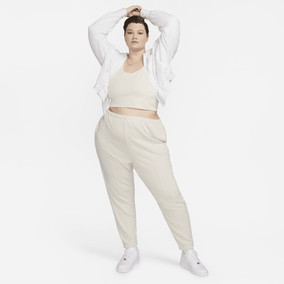 Nike Sportswear Chill Terry aansluitende joggingbroek met hoge taille van sweatstof voor dames (Plus Size)