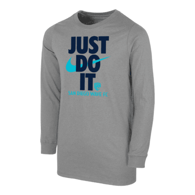 San Diego Wave Big Kids' (Boys') Nike Soccer Long-Sleeve T-Shirt. Nike.com
