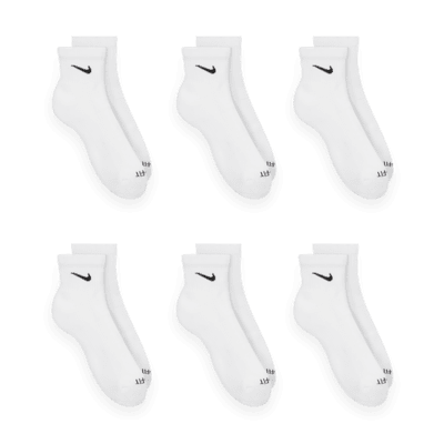 Calcetines al tobillo de entrenamiento Nike Everyday Plus Cushioned (6 pares)