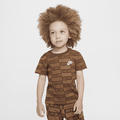 Playera de jacquard infantil Nike "Just Do It"