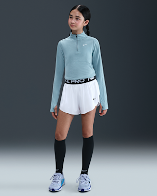 Детские шорты Nike Pro Big Kids' (Girls') Dri-FIT 2-in-1 Shorts