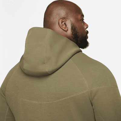 Pánská mikina s kapucí a dlouhým zipem Nike Sportswear Tech Fleece Windrunner