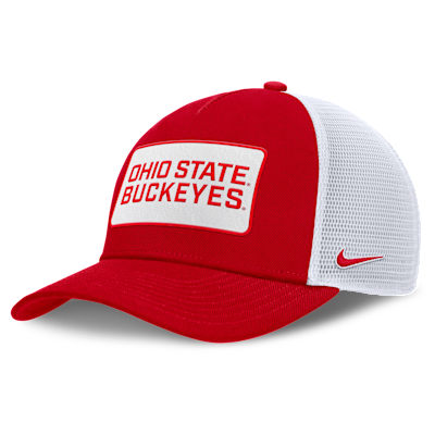Ohio State On-Field Rise Men's Nike College Trucker Adjustable Hat