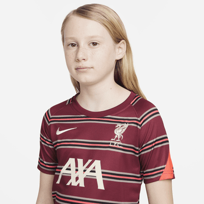 Liverpool Pre-Match Top - Purple - Kids