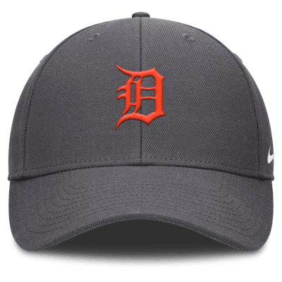 Gorra Nike Dri-FIT de la MLB ajustable para hombre Detroit Tigers Club