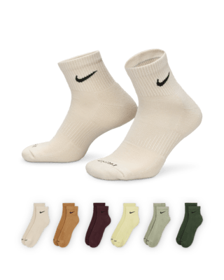 Unisex носки Nike Everyday Plus Cushioned Training Ankle Socks (6 Pairs) для тренировок