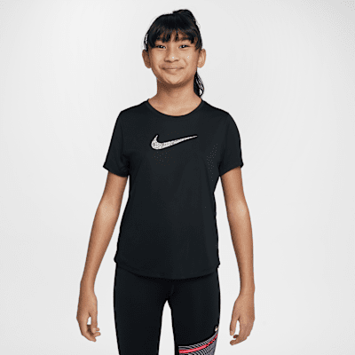 Playera Dri-FIT para niña talla grande Nike One Classic