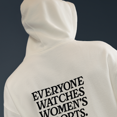 Everyone Watches Women's Sports™ Sudadera con gorro sin cierre Nike by TOGETHXR