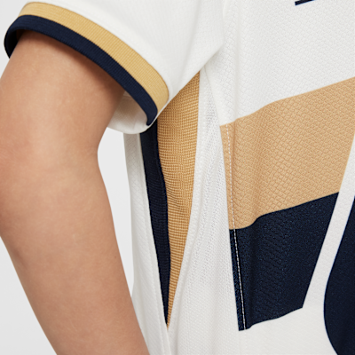 Kit de 3 piezas de fútbol Nike Replica para niños talla pequeña Pumas UNAM 2025/26 Stadium Home