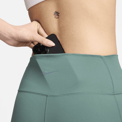 Shorts de ciclismo con bolsillos de tiro alto de 20 cm para mujer Nike One