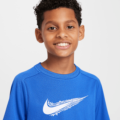 Nike Multi Older Kids' (Boys') Dri-FIT Short-Sleeve Top