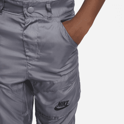 Pants utilitarios de tejido Woven para niños pequeños Nike