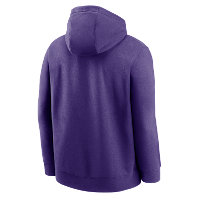 Sudadera con gorro de la NFL Nike sin cierre para hombre Minnesota Vikings Club Logo