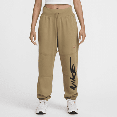 Nike Sportswear Breaking Oversize-French-Terry-Hose mit mittelhohem Bund (Damen)