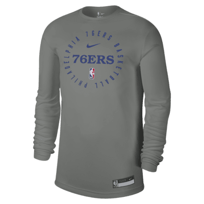 Philadelphia 76ers Men's Nike Dri-FIT NBA Long-Sleeve T-Shirt