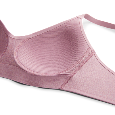 สปอร์ตบราผู้หญิงซัพพอร์ตระดับต่ำเสริมฟองน้ำดีไซน์ปรับเปลี่ยนได้ Nike Alate Minimalist