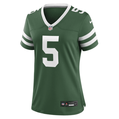 Jersey de fútbol americano Nike de la NFL Game para mujer Garrett Wilson New York Jets