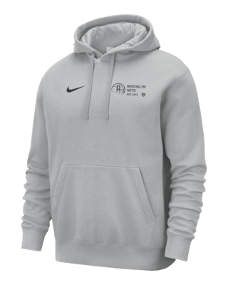 Мужское худи Brooklyn Nets Club Courtside Nike NBA Pullover Hoodie