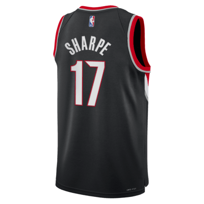 Jersey Nike de la NBA Swingman para niños talla grande Shaedon Sharpe Portland Trail Blazers 2024/25 Icon Edition