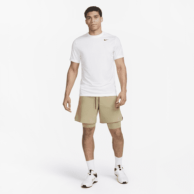 Shorts versátiles Dri-FIT de 18 cm 2 en 1 para hombre Nike Unlimited