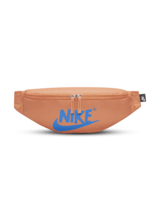Nike Heritage fanny pack in dusty orange