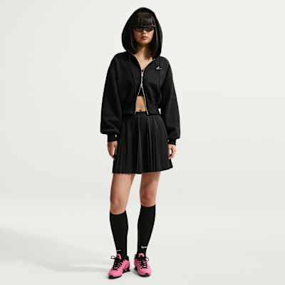 ナイキ スポーツウェア フェニックス フリース ウィメンズ ルーズ クロップド フルジップ パーカー