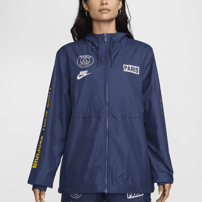 Paris Saint-Germain Essential Repel Women's Nike Soccer Woven Hooded Jacket