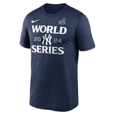 New York Yankees 2024 World Series Authentic Collection Legend Men's Nike Dri-FIT MLB T-Shirt