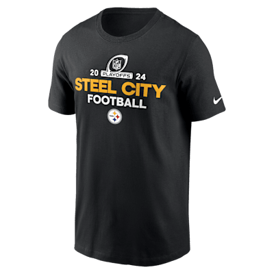 Pittsburgh Steelers 2024 NFL Playoffs Men's Nike NFL T-Shirt Men's Nike NFL T-Shirt