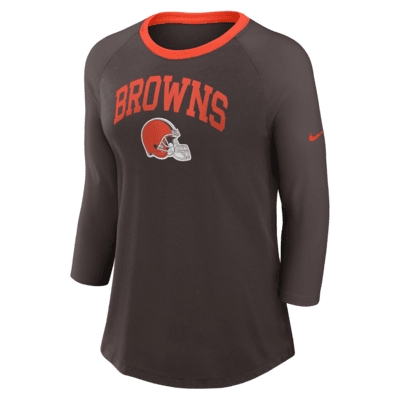 Cleveland Browns Women's Nike NFL 3/4-Sleeve T-Shirt