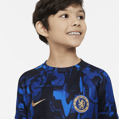 Chelsea FC Academy Pro Big Kids' Nike Dri-FIT Pre-Match Soccer Top