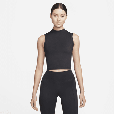 Nike One Fitted Crop top de tirants Dri-FIT amb coll alt - Dona