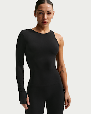 Женские  Nike Zenvy Dri-FIT One-Sleeve Top