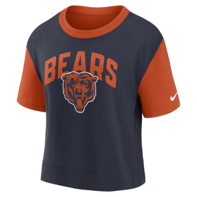 Playera de cadera alta para mujer Nike Fashion (NFL Chicago Bears ...