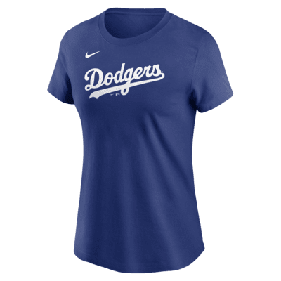 Playera Nike de la MLB para mujer Shohei Ohtani Los Angeles Dodgers Fuse