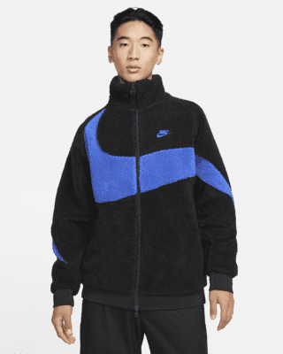 L Nike Mens Full Zip Reversible Boa ブルゾン ジャケット/アウター メンズ 新品?正規品