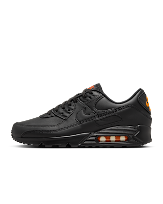 nike air max 90 mens black orange