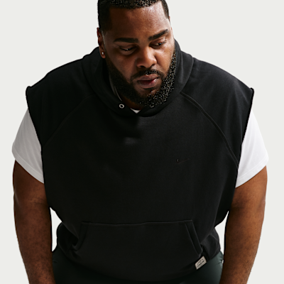 Sudadera con gorro de entrenamiento sin mangas de tejido Fleece N.A.C. Dri-FIT para hombre Nike