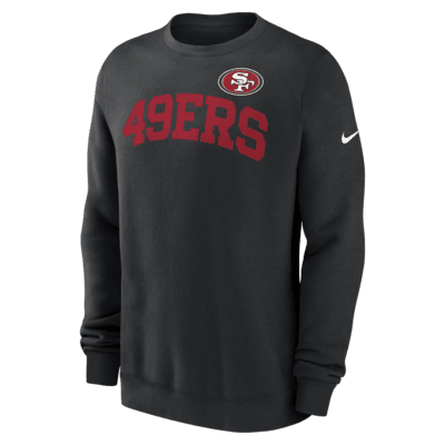 San Francisco 49ers Club Men's Nike NFL Pullover Crew