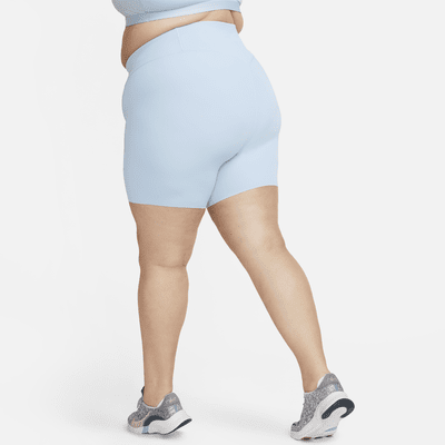 Nike Zenvy Women's Gentle-Support High-Waisted 8" Biker Shorts (Plus Size)