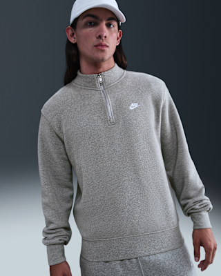 Мужские  Nike Sportswear Club 1/2-Zip Fleece Top