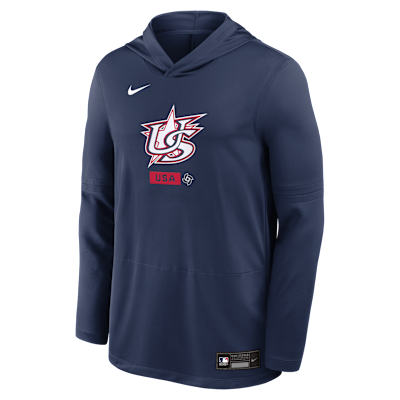 USA Baseball 2026 World Baseball Classic Men's Nike Dri-FIT Long-Sleeve Hooded Top