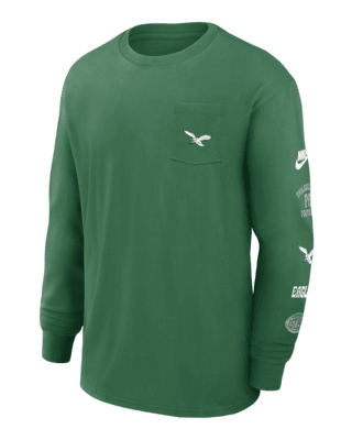 Мужская футболка Philadelphia Eagles Rewind Max90 Pocket Nike NFL Long-Sleeve