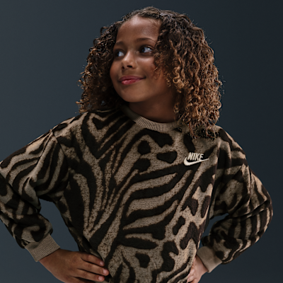 Conjunto de 2 piezas de tela de canalé para niños talla pequeña Nike Wild Warmth