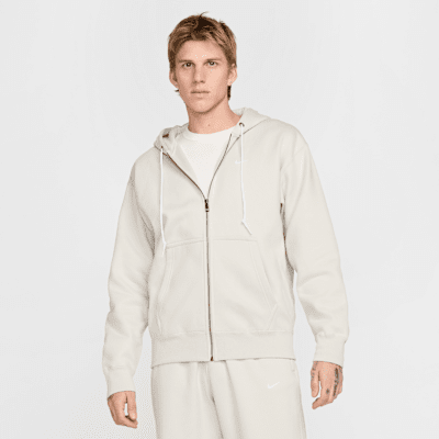 Nike Solo Swoosh Herren-Hoodie mit durchgehendem Reißverschluss