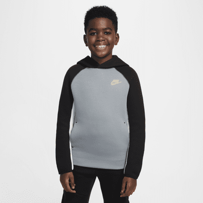 Nike Sportswear Tech Fleece belebújós, kapucnis pulóver nagyobb gyerekeknek (fiúknak)