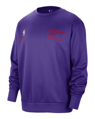 Мужской свитшот Philadelphia 76ers Spotlight Nike Dri-FIT NBA Crew-Neck