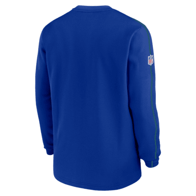 Seattle Seahawks Logo Coach Men’s Nike NFL Long-Sleeve Top