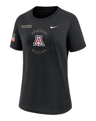 Женская футболка Arizona Military Appreciation Nike Dri-FIT College
