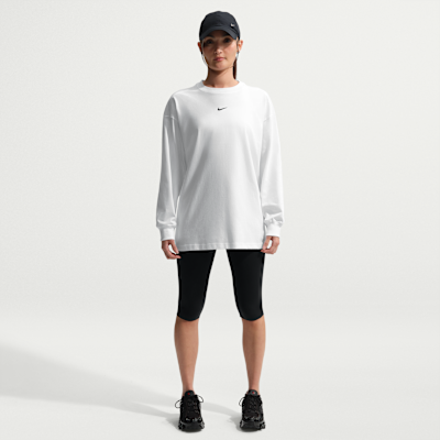 ナイキ スポーツウェア ウィメンズ オーバーサイズド ロングスリーブ Tシャツ